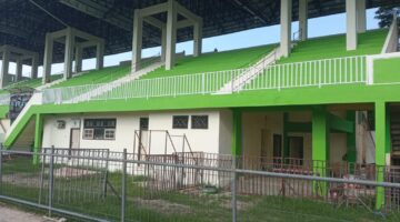 Proyek Stadion Trisanja Slawi Tegal Disorot. PUPR Kabupaten Tegal Klaim Masih dalam Tahap Pengerjaan
